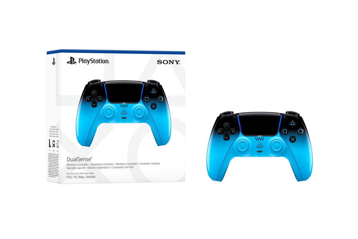 Rhythm Blue DualSense Wireless Controller - For PS5, PC, Mac & Mobile