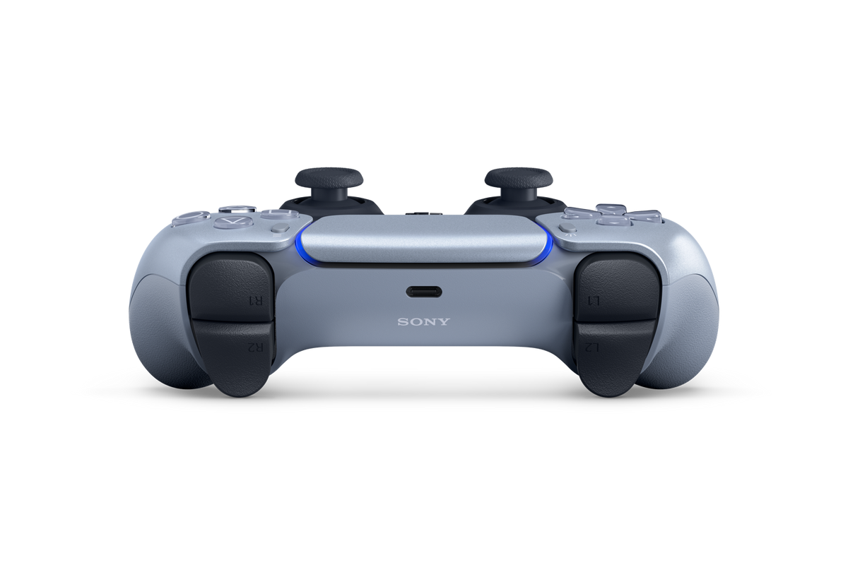 Sterling Silver DualSense Wireless Controller - For PS5, PC, Mac & Mobile