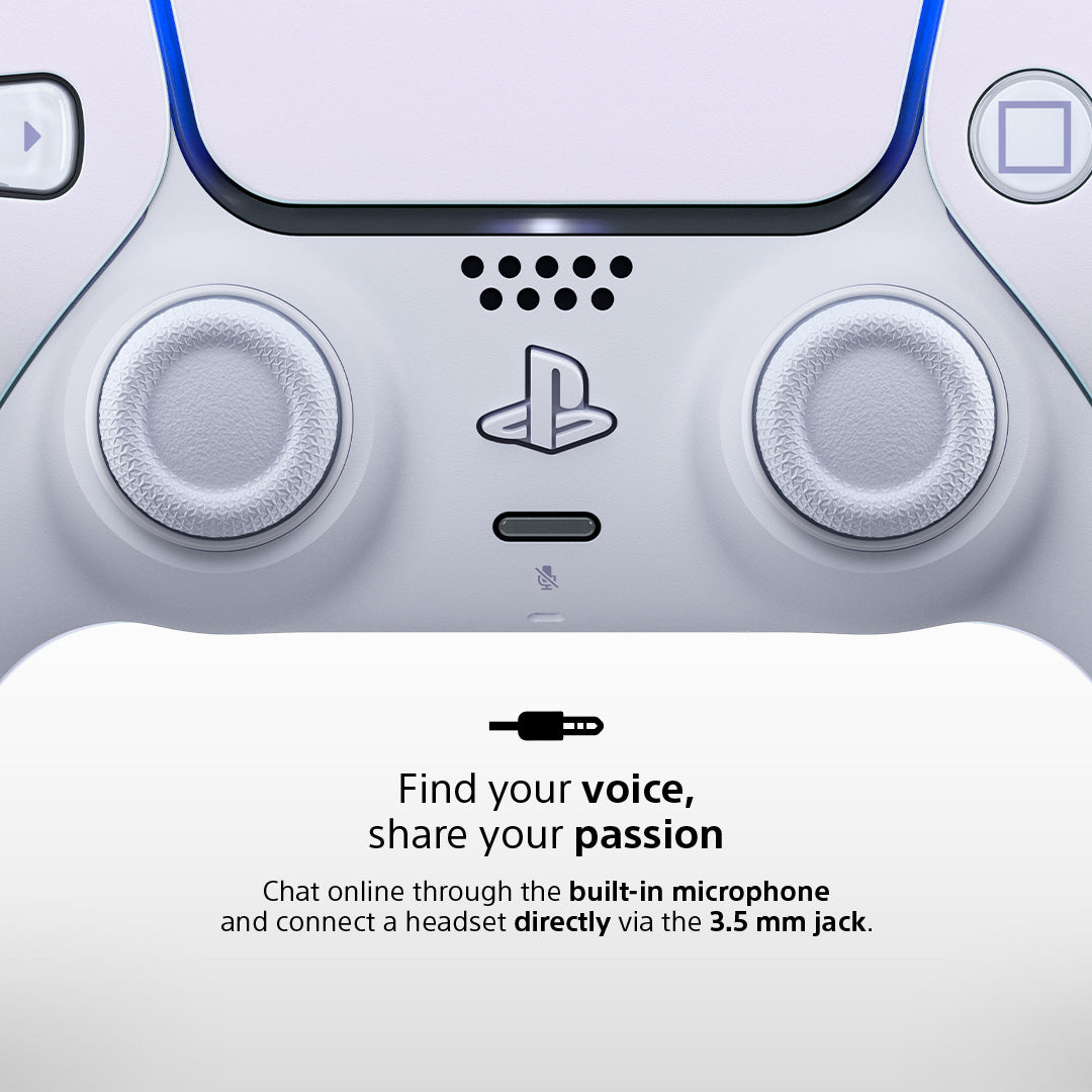 Chroma Pearl DualSense Wireless Controller - For PS5, PC, Mac & Mobile