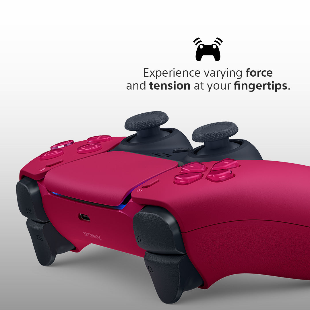 Cosmic Red DualSense Wireless Controller - For PS5, PC, Mac & Mobile
