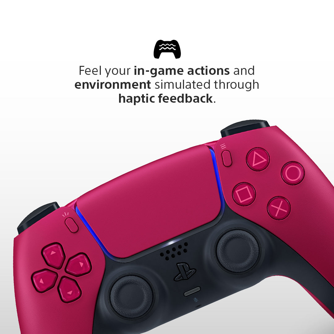 Cosmic Red DualSense Wireless Controller - For PS5, PC, Mac & Mobile