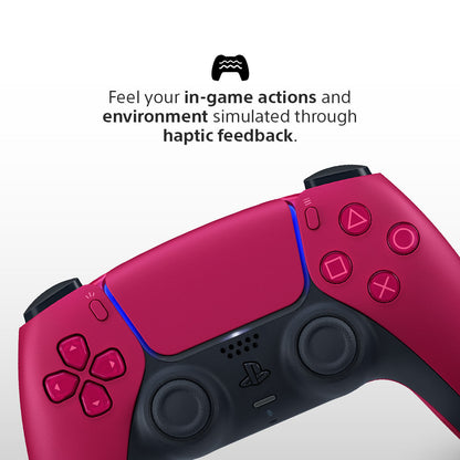 Cosmic Red DualSense Wireless Controller - For PS5, PC, Mac & Mobile