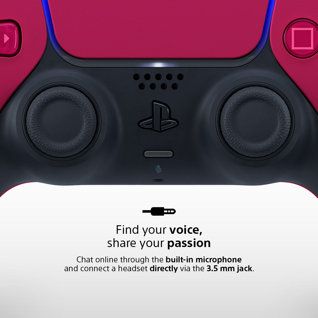 Cosmic Red DualSense Wireless Controller - For PS5, PC, Mac & Mobile