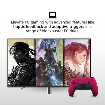 Cosmic Red DualSense Wireless Controller - For PS5, PC, Mac & Mobile