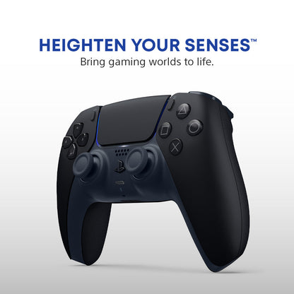 Midnight Black DualSense Wireless Controller - For PS5, PC, Mac & Mobile