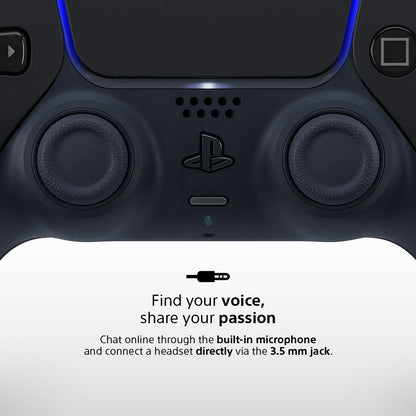 Midnight Black DualSense Wireless Controller - For PS5, PC, Mac & Mobile