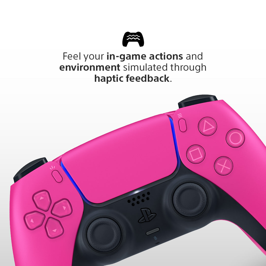 Nova Pink DualSense Wireless Controller - For PS5, PC, Mac & Mobile