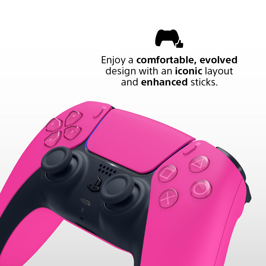 Nova Pink DualSense Wireless Controller - For PS5, PC, Mac & Mobile
