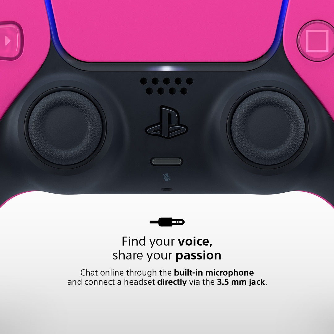 Nova Pink DualSense Wireless Controller - For PS5, PC, Mac & Mobile