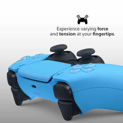Starlight Blue DualSense Wireless Controller - For PS5, PC, Mac & Mobile