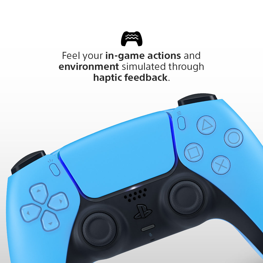 Starlight Blue DualSense Wireless Controller - For PS5, PC, Mac & Mobile