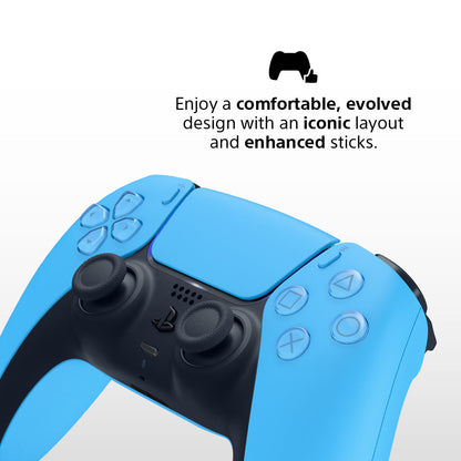 Starlight Blue DualSense Wireless Controller - For PS5, PC, Mac & Mobile