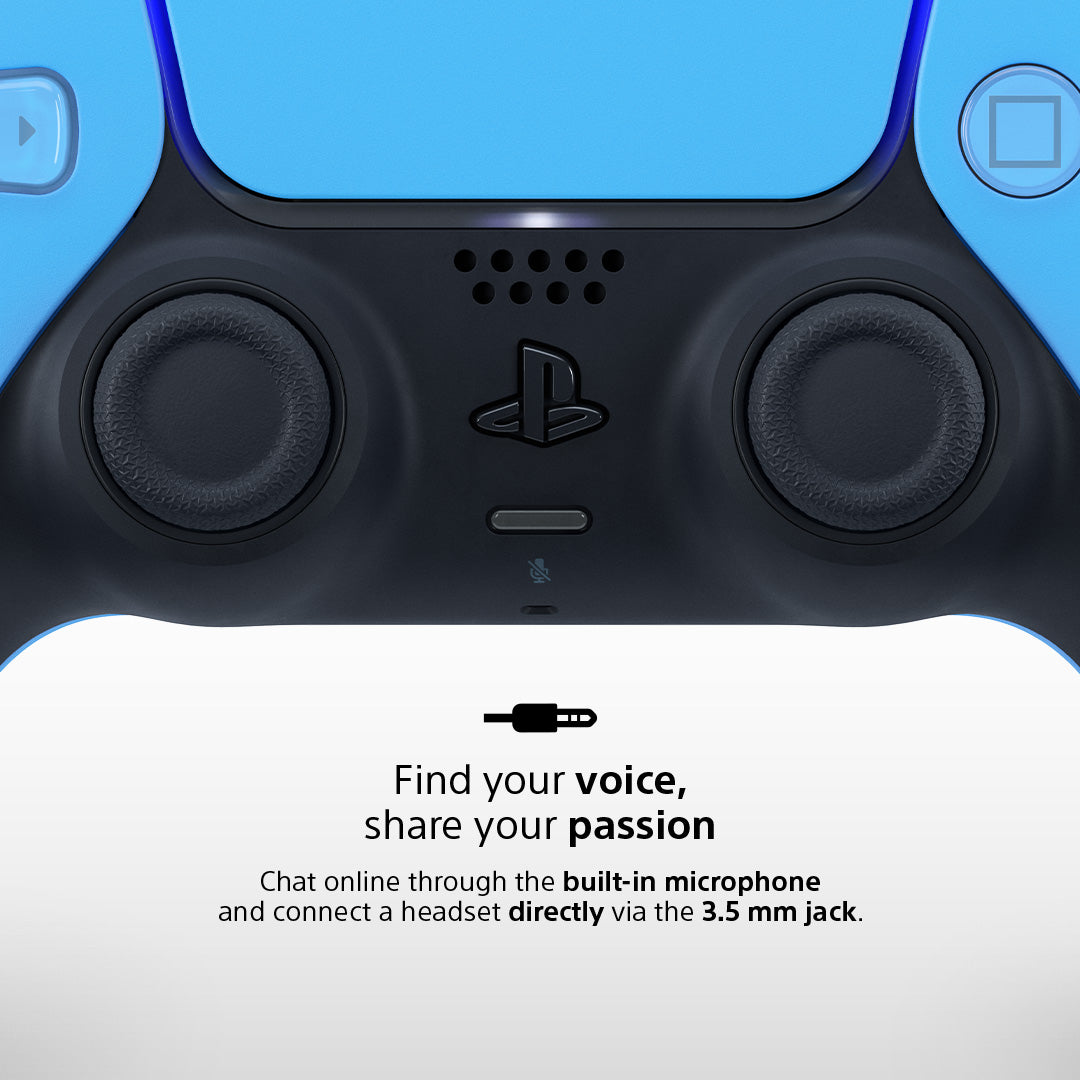 Starlight Blue DualSense Wireless Controller - For PS5, PC, Mac & Mobile