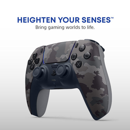 Grey Camouflage DualSense Wireless Controller - For PS5, PC, Mac & Mobile