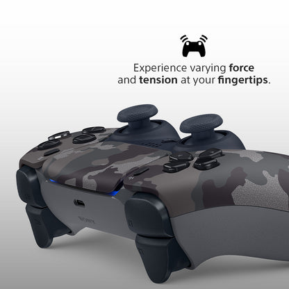 Grey Camouflage DualSense Wireless Controller - For PS5, PC, Mac & Mobile