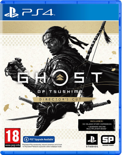 Ghost of Tsushima Director's Cut cover art for PS4