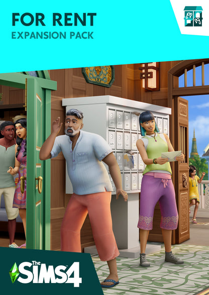 The Sims 4 For Rent Expansion Pack cover art — Windows PC