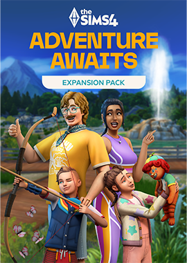 The Sims 4 Adventure Awaits Expansion Pack cover art — Windows PC