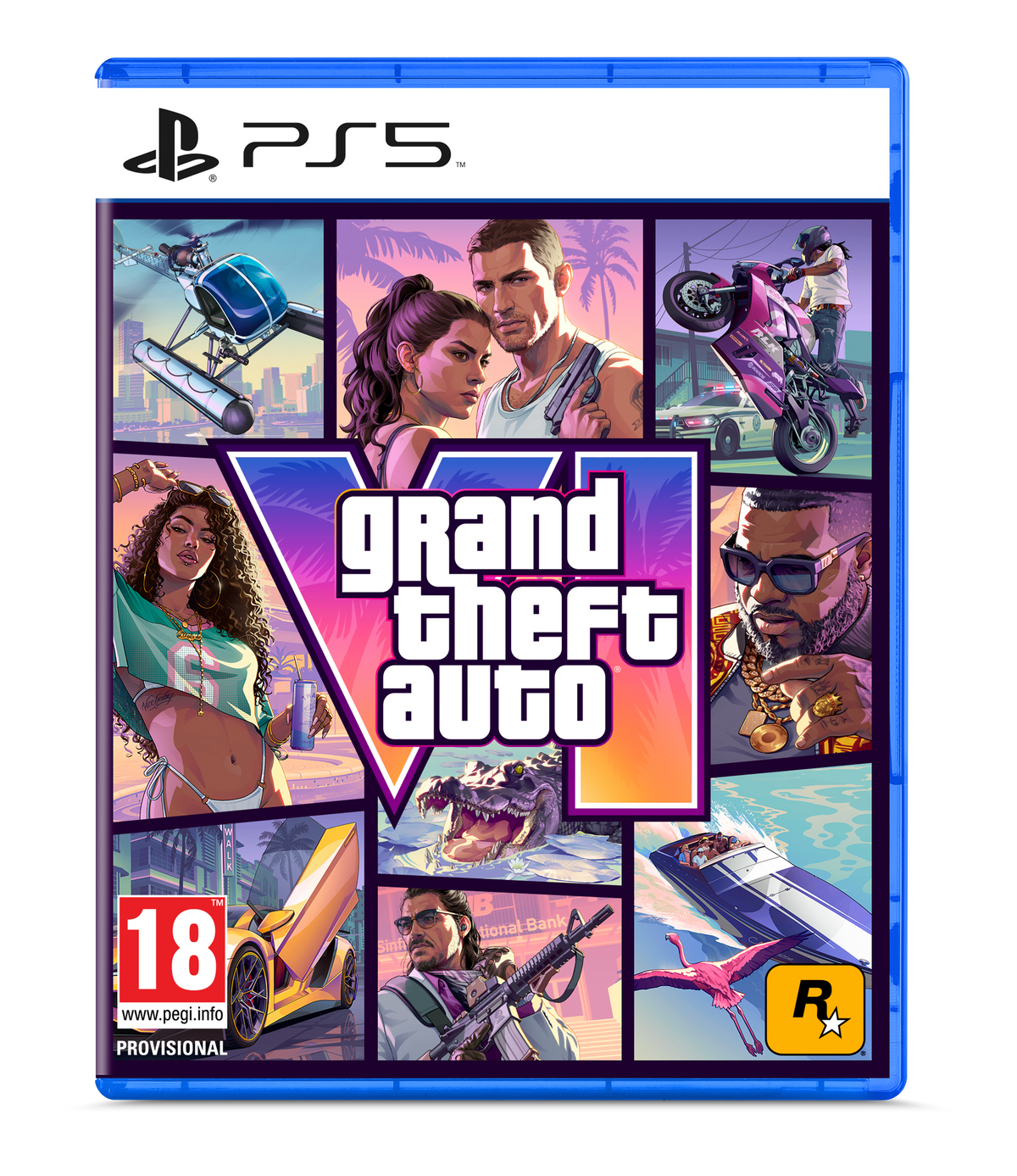 Grand Theft Auto VI PS5 official box art