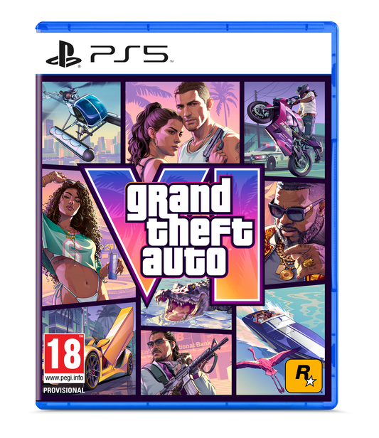 Grand Theft Auto VI PS5 official box art