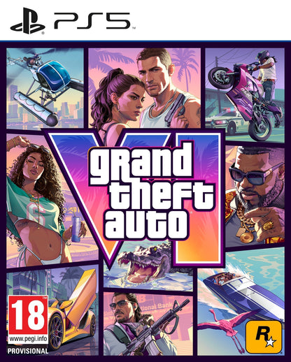 Grand Theft Auto VI - PS5 - box flat art