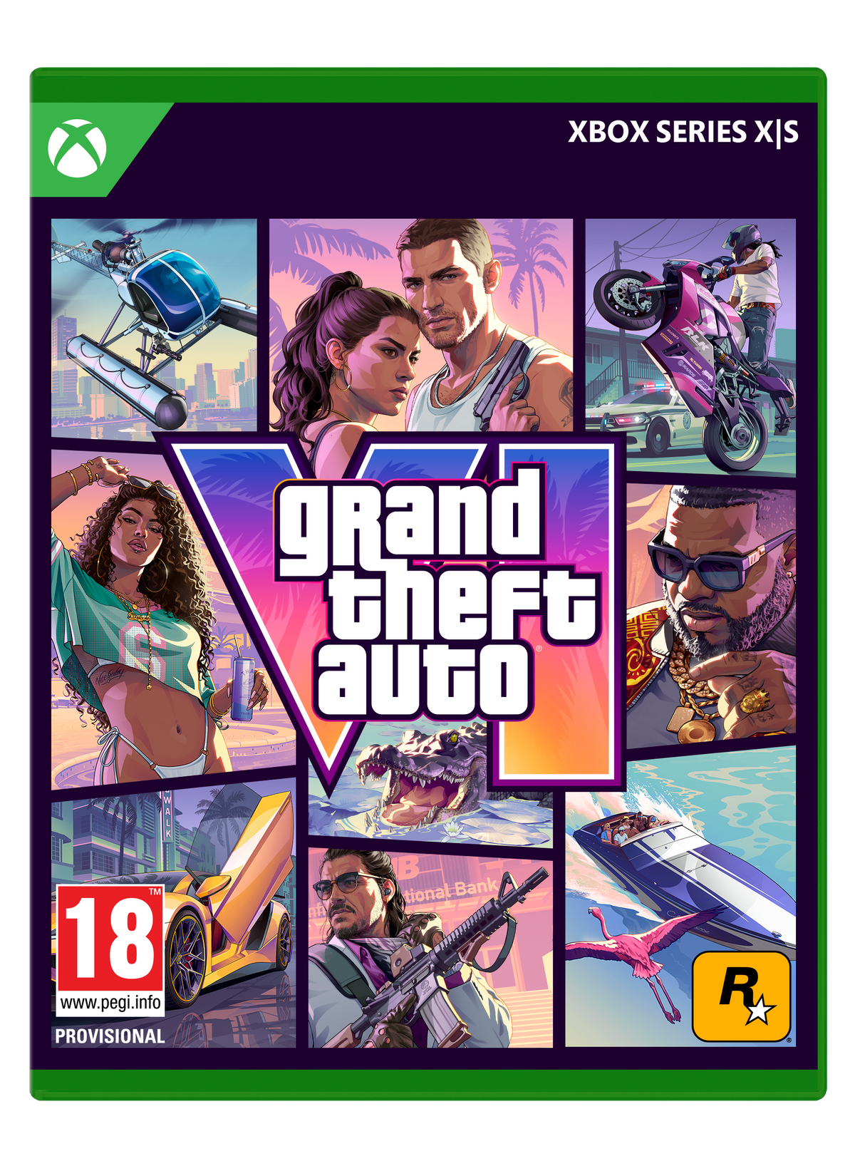Grand Theft Auto VI official box art for Xbox Series X|S