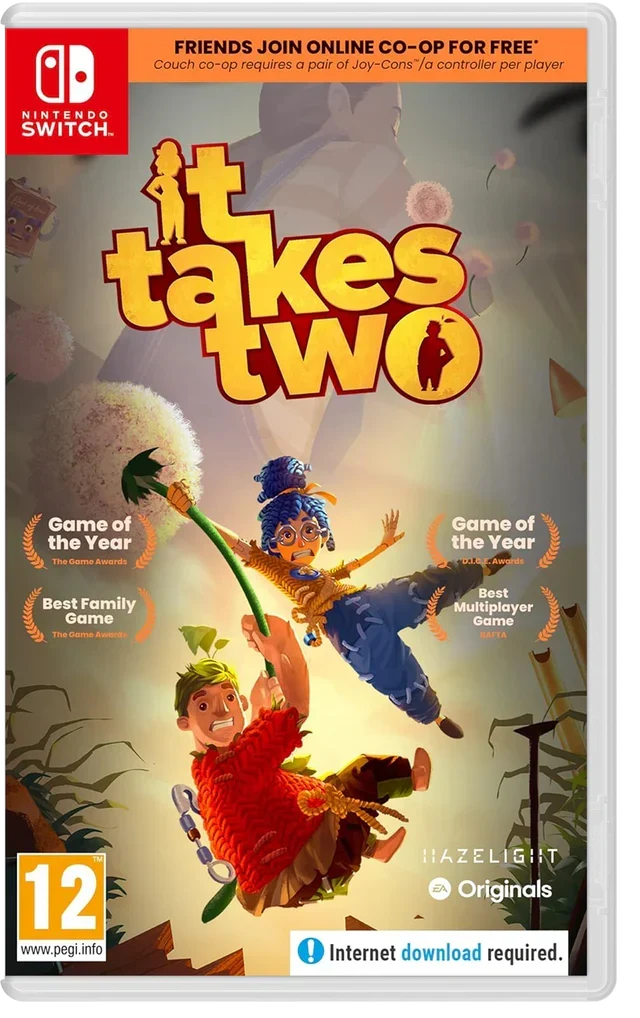 It Takes Two Nintendo Switch cover art