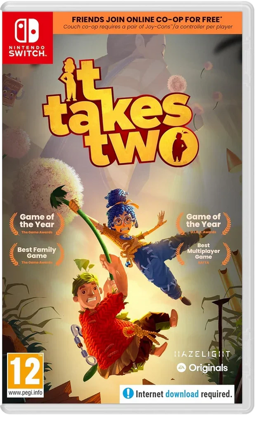It Takes Two Nintendo Switch cover art