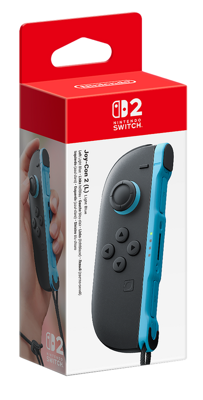 Nintendo Switch 2 Joy-Con (L) Light Blue official left controller