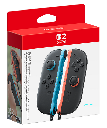 Nintendo Switch 2 Joy-Con Pair in Light Blue and Light Red