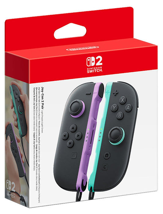 Nintendo Switch 2 Joy-Con Pair in Light Purple and Light Green