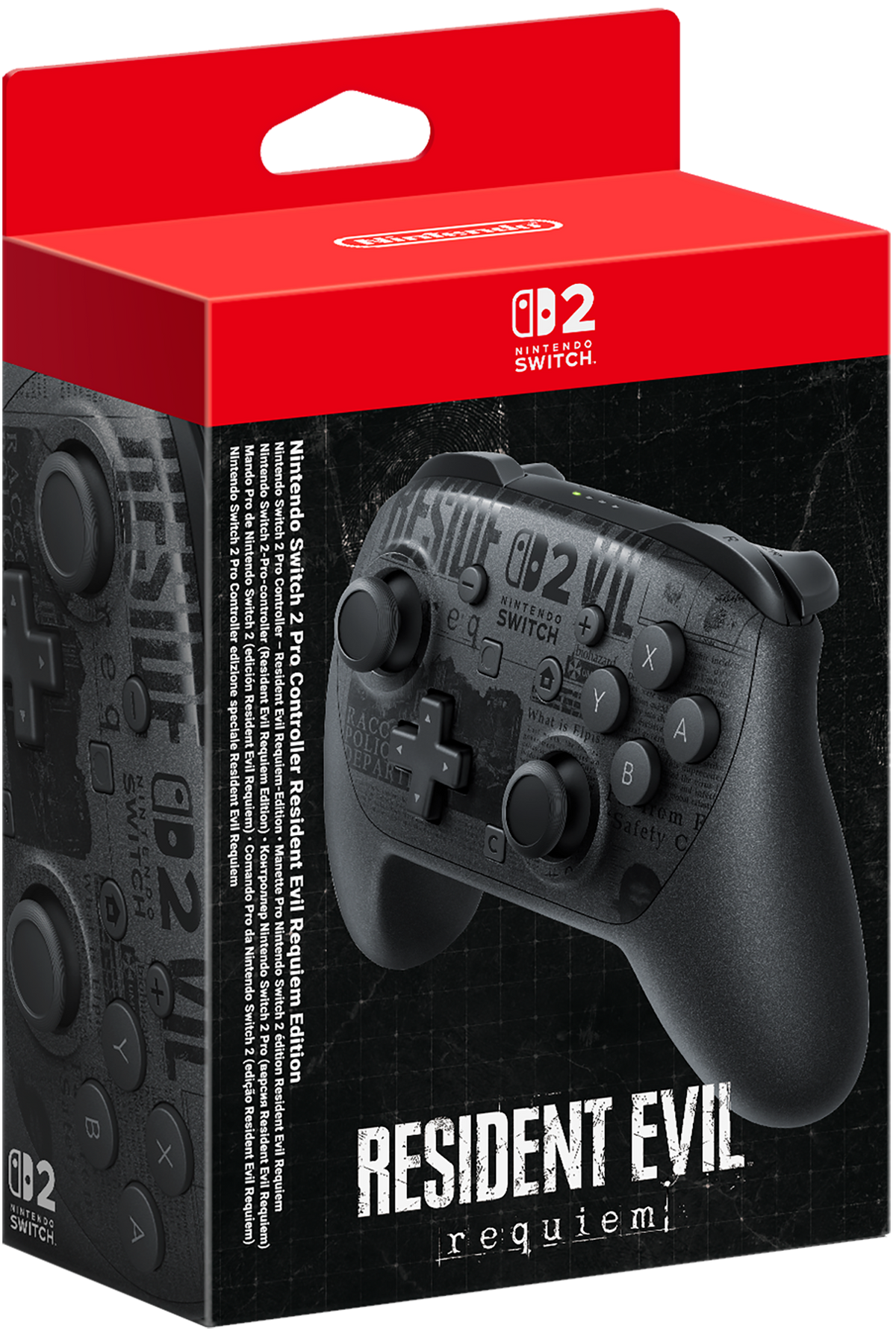 Nintendo Switch 2 Pro Controller Resident Evil Requiem Edition