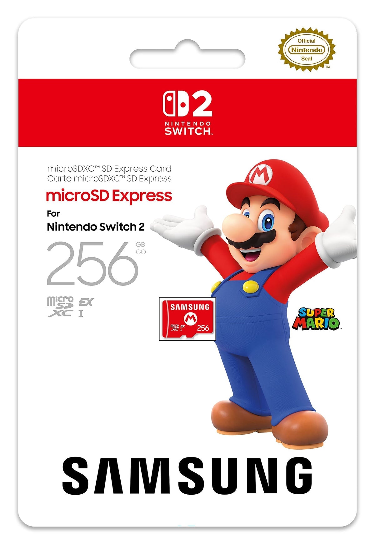 Samsung microSD Express Card for Nintendo Switch 2 - 256GB